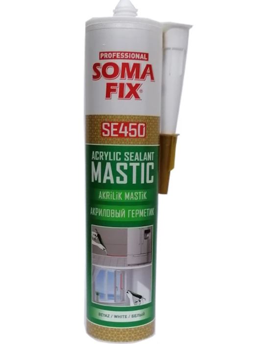 SOMAFIX AKRİLİK MASTİK BEYAZ 450 GR