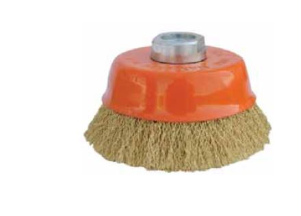 CTM TOROS SAÇAKLI ÇANAK TEL FIRÇA 125 MM