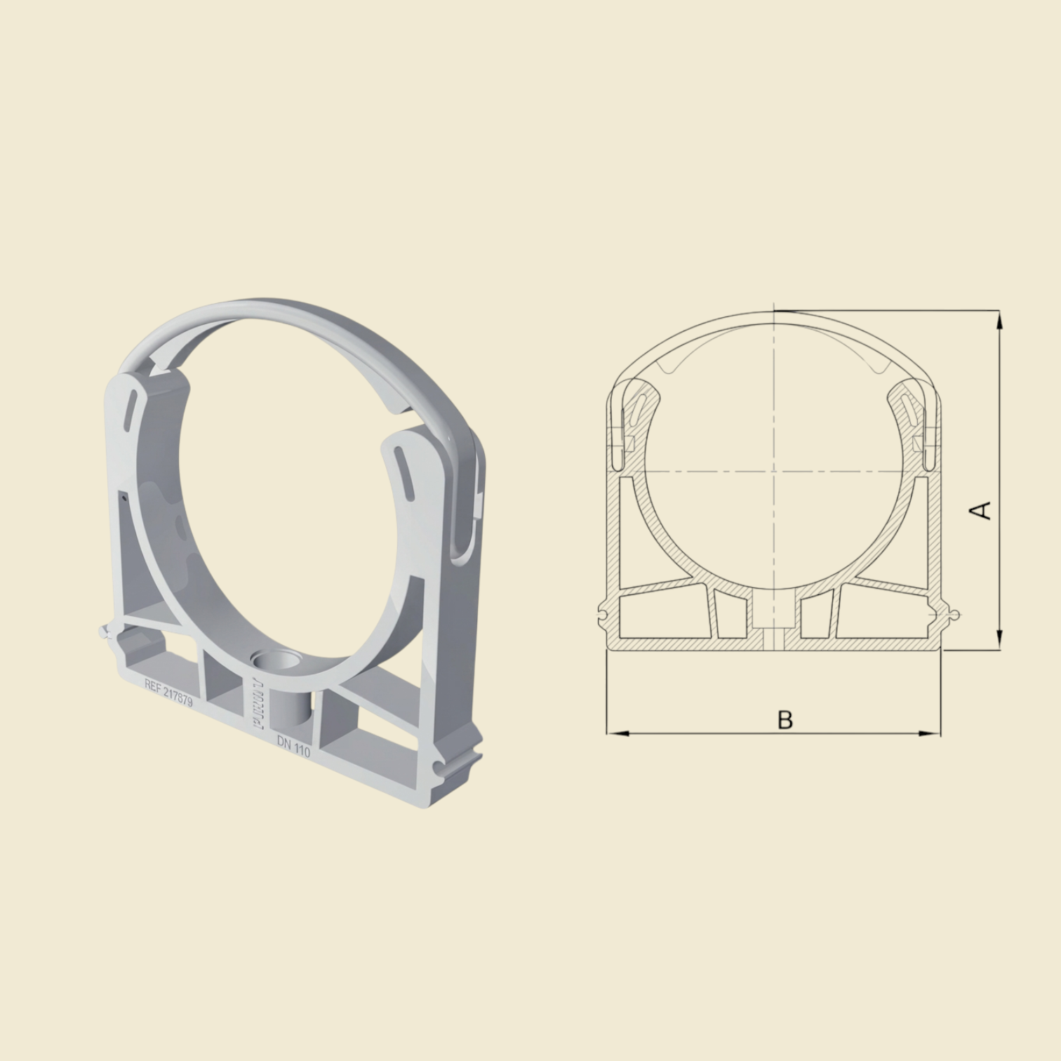 125 MM BORU KELEPÇE TSE275 TİP1 3,2 MM